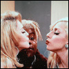 Madonna and Lady Gaga during a sketch on Saturday Night Live