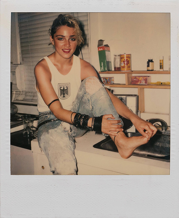 Madonna photographed by Richard Corman in 1983