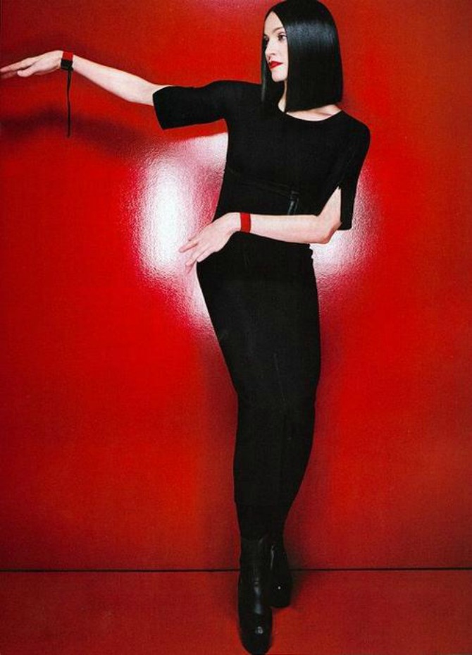 Madonna photographed by Patrick Demarchelier for Harper's Bazaar Feb. 1999