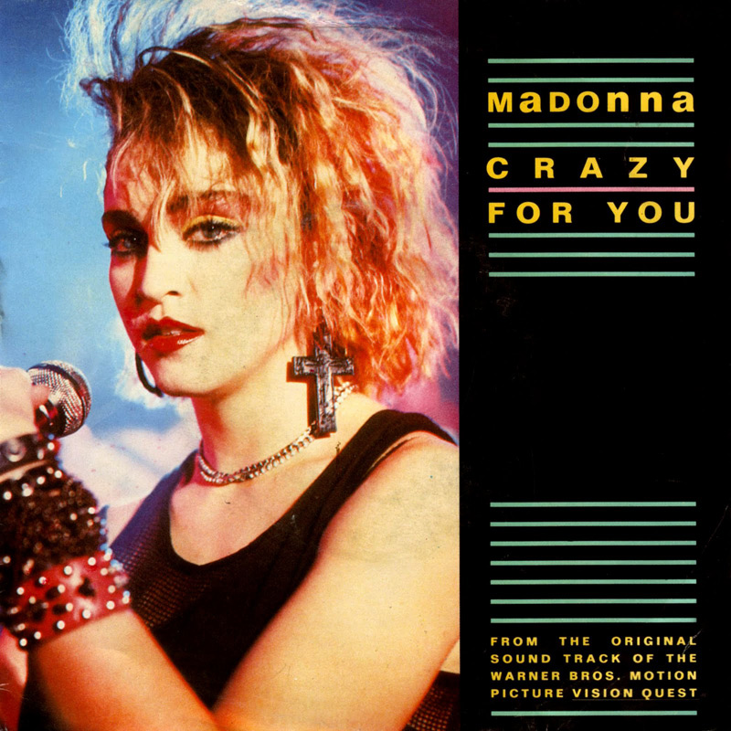 Crazy For You Madonna Single Lyrics Jellybean Mad Eyes