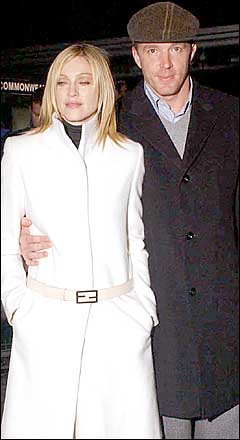 Madonna & Guy at the premiere of 'Mean Machine'