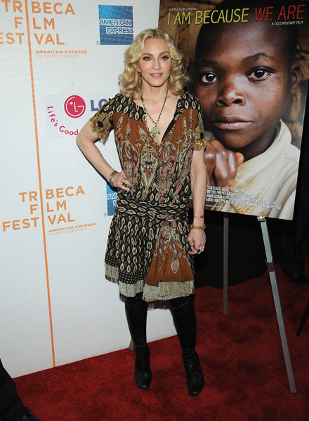 Madonna @ Tribeca Film Festival, NYC