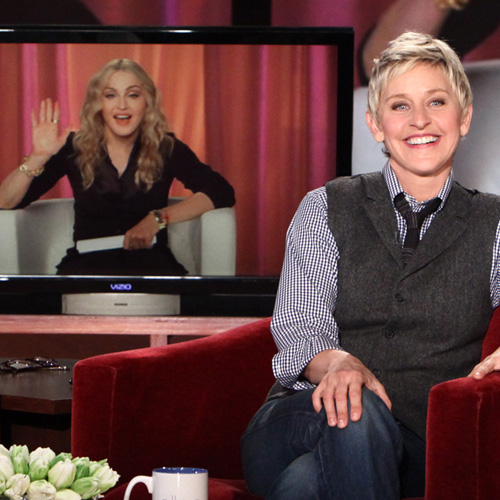 Madonna and Ellen