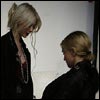 Madonna and Taylor Momsen during the photoshoot for Material Girl