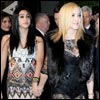 Madonna and Lola at the Vanity Fair Oscars Party 2011