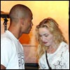 Madonna and Brahim at the Menton music festival