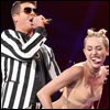Miley Cyrus and Robin Thicke performing at the VMA 2013