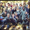 Madonna, Brahim, Rocco & friends playing paintball