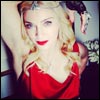 Madonna at her Oscars Party last year