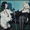 All tied up: In the second photo, Katy Perry is shown tying Madonna's wrists together