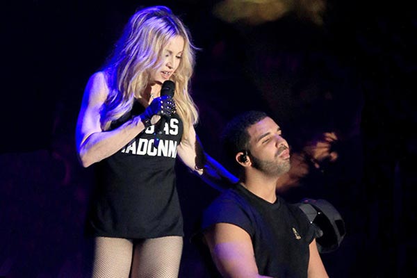 Madonna and Drake at the Coachella Festival
