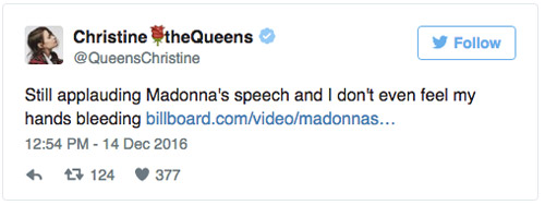 Reaction to Madonna's speech at Billboard Women in Music