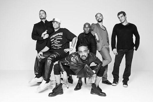 Madonna’s ‘Blond Ambition Tour’ dancers, made famous in the film ‘Truth or Dare,’ reunited for ‘Strike a Pose.’ Clockwise from left are Luis Camacho, Oliver Crumes, Carlton Wilborn, Kevin Stea, Jose Gutierez and Salim Gauwloos. (Photo by Robin De Puy)