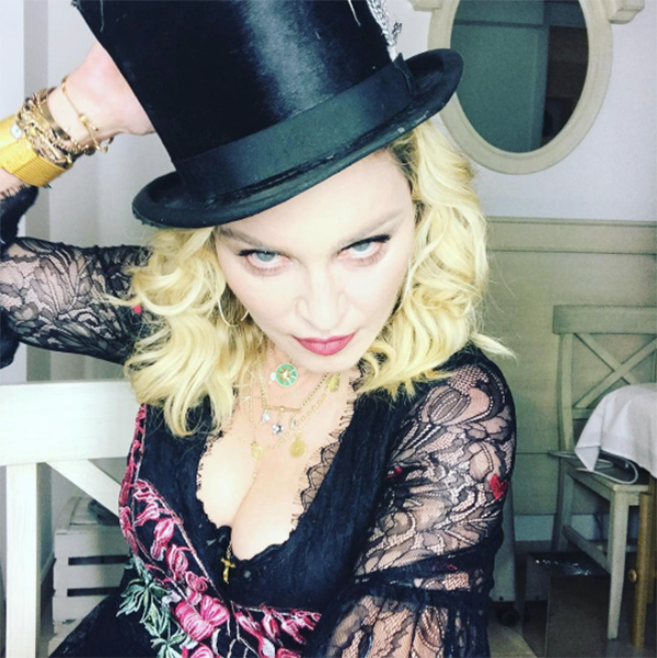 Madonna celebrated her bday in Italy