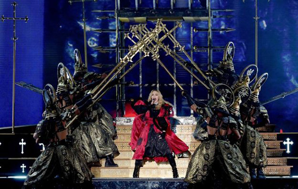 The Rebel Heart tour featured Samurai, matadors and a finale in a 1920s-style Parisian cafe