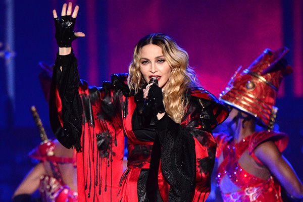 Madonna performs at the Rebel Heart Tour