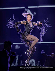 The photo that was selected as the official cover for the Rebel Heart Tour DVD, Blu-ray and CD