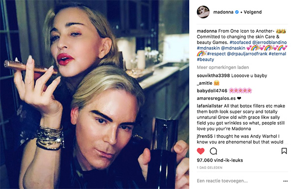 Madonna films another MDNA Skin ad