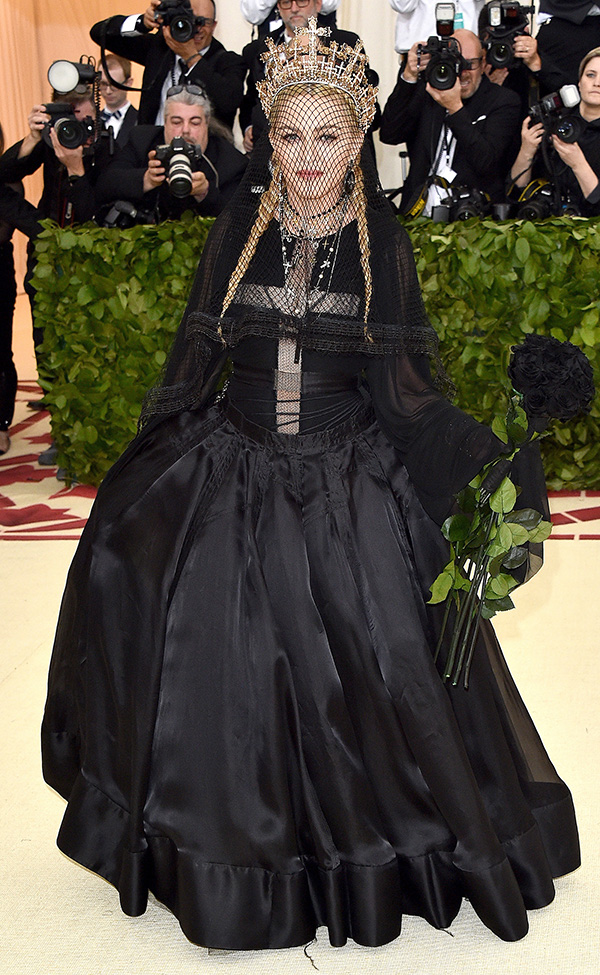 Madonna channels an 'Immaculate Goth Queen' at the 2018 Met Gala