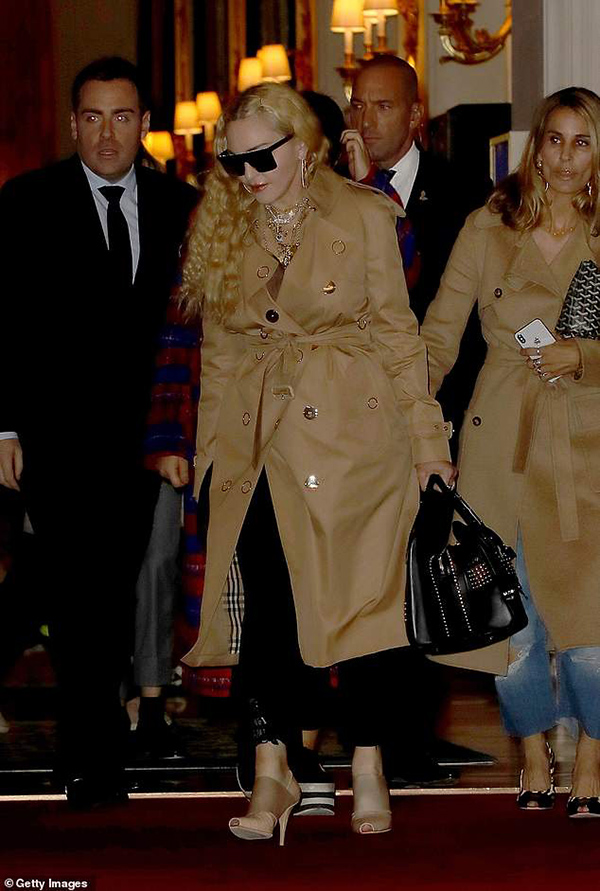 Madonna at Paris Fashion Week