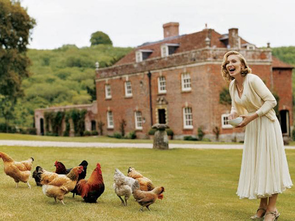While Madonna posed in this shot for Vogue at her and Guy’s English country estate, she had little desire to conform with Guy’s ideas of who she should be as she got older.