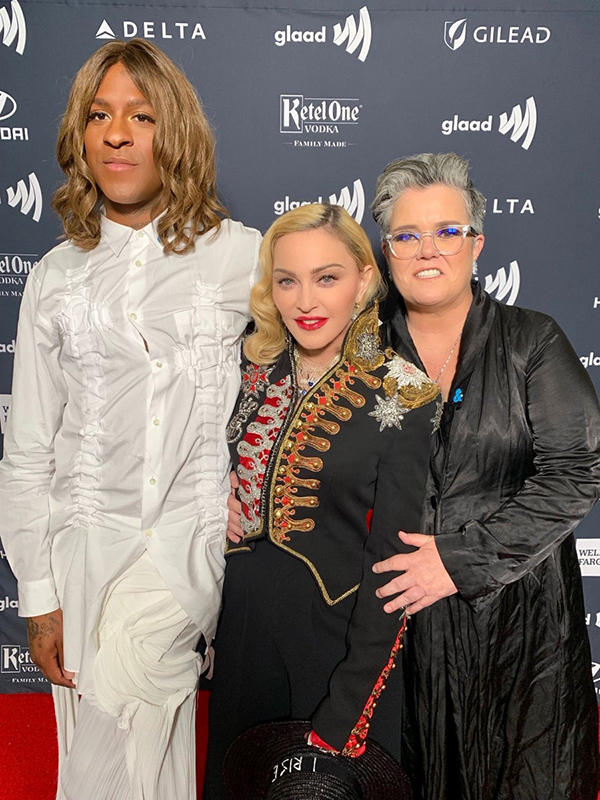 Madonna makes emotional speech after receiving Advocate for Change accolade at GLAAD Media Awards