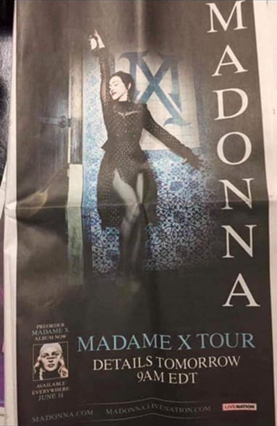 Madame X Tour announcement