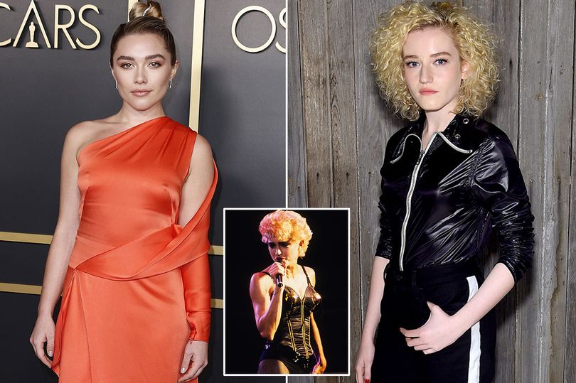 Who will play Madonna in her biopic: Florence pugh (left) or Julia Garner (right)?