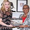 Madonna meets Kenya's First Lady Margaret Kenyatta