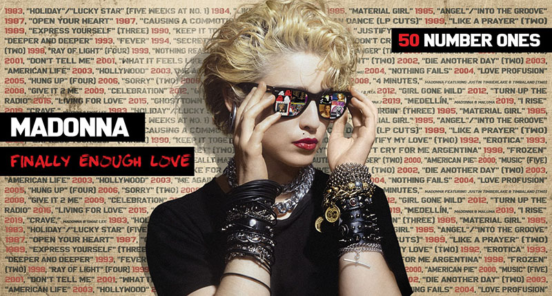 Madonna announces remix album 'Finally Enough Love: 50 number ones'