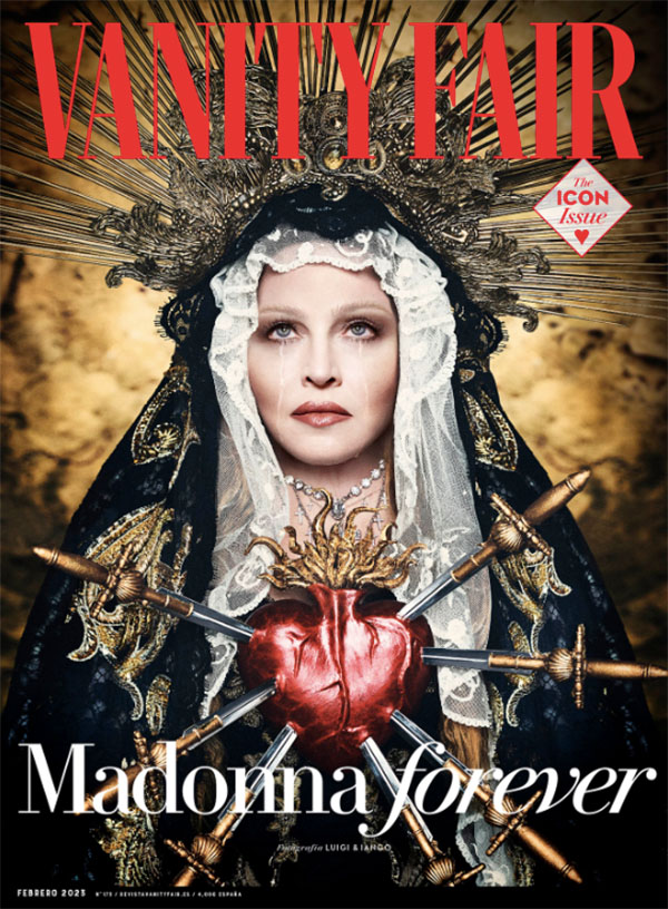 Madonna photographed by Luigi and Iango for Vanity Fair