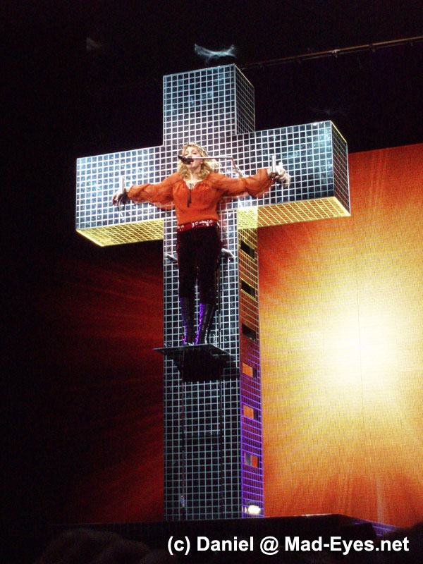 Madonna performs Live To Tell at the 2006 Confessions Tour