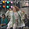 Madonna performs at Live Aid