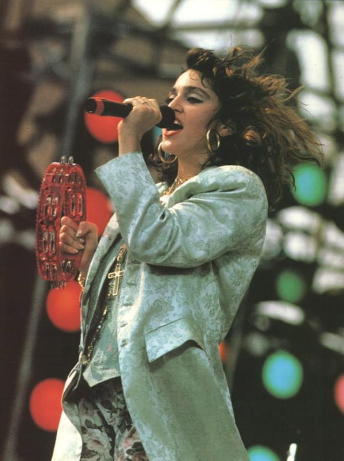 Live Aid - Madonna benefit concert Philadelphia Bob Geldof poverty