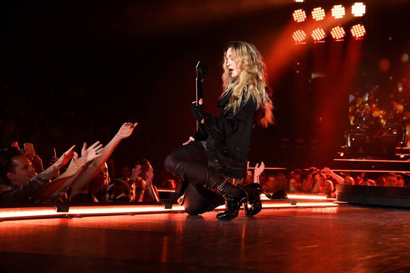 Madonna performs in Montreal on her Rebel Heart Tour