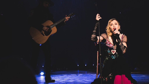 Madonna at her Rebel Heart Tour