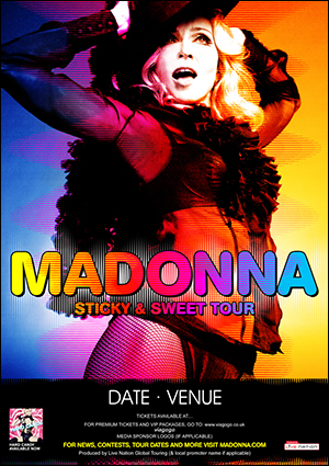 Sticky & Sweet Tour - poster