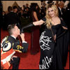 Madonna and designer Jeremy Scott at the 2015 Met Gala