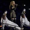 Madonna performing at the Super Bowl