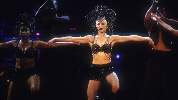 Madonna performs Vogue at the 1993 Girlie Show