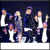 Madonna: My Un Apologetic Bitches last night! We don't mess around! 💘🔫🔫🔫🔫. ❤️#rebelhearttour