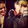 Madonna: Kissing the hand of my gorgeous Unapologetic Bitch Stella McCartney🍌🍌🍌thanks stelly i 💘 U 4 ever! ❤️#rebelhearttour